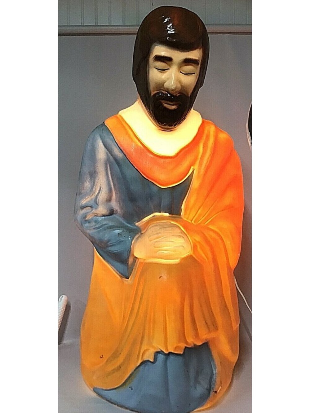 Empire Joseph Nativity 39" Plastic Blow Mold Yard Light Christmas Decoration